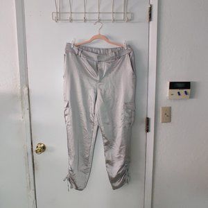 Silver Cargo Pants with Pockets from INC International Concepts - L